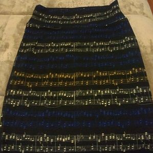 Music Note Cassie Skirt